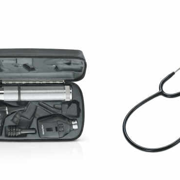 Student Combo 3 ( Welch Allyn Diagnostic Set + Welch Allyn Professional Adult Double-head Stethoscope Black (5079-135)